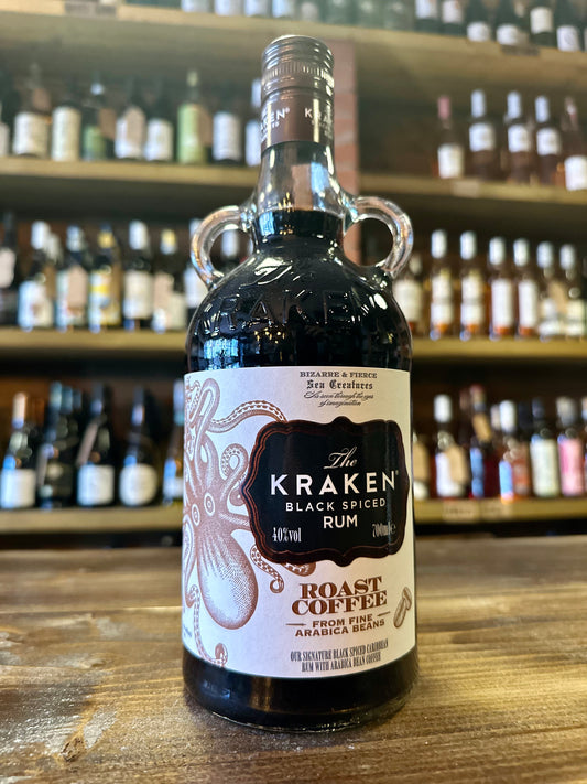 THE KRAKEN BLACK SPICED RUM 40% vol. ROAST COFFEE FROM ARABICA BEANS