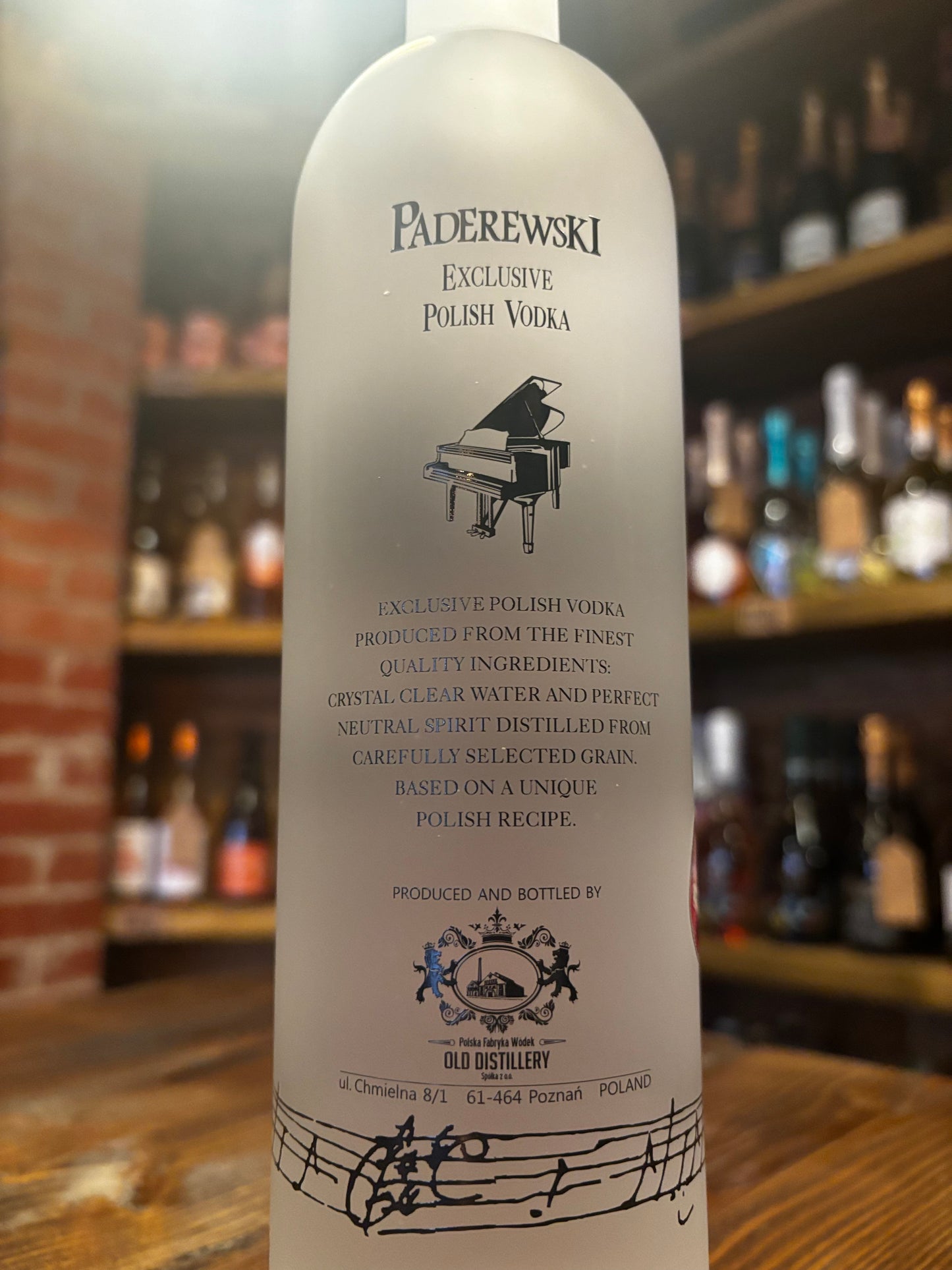 PADEREWSKI VODKA 0.7 cl