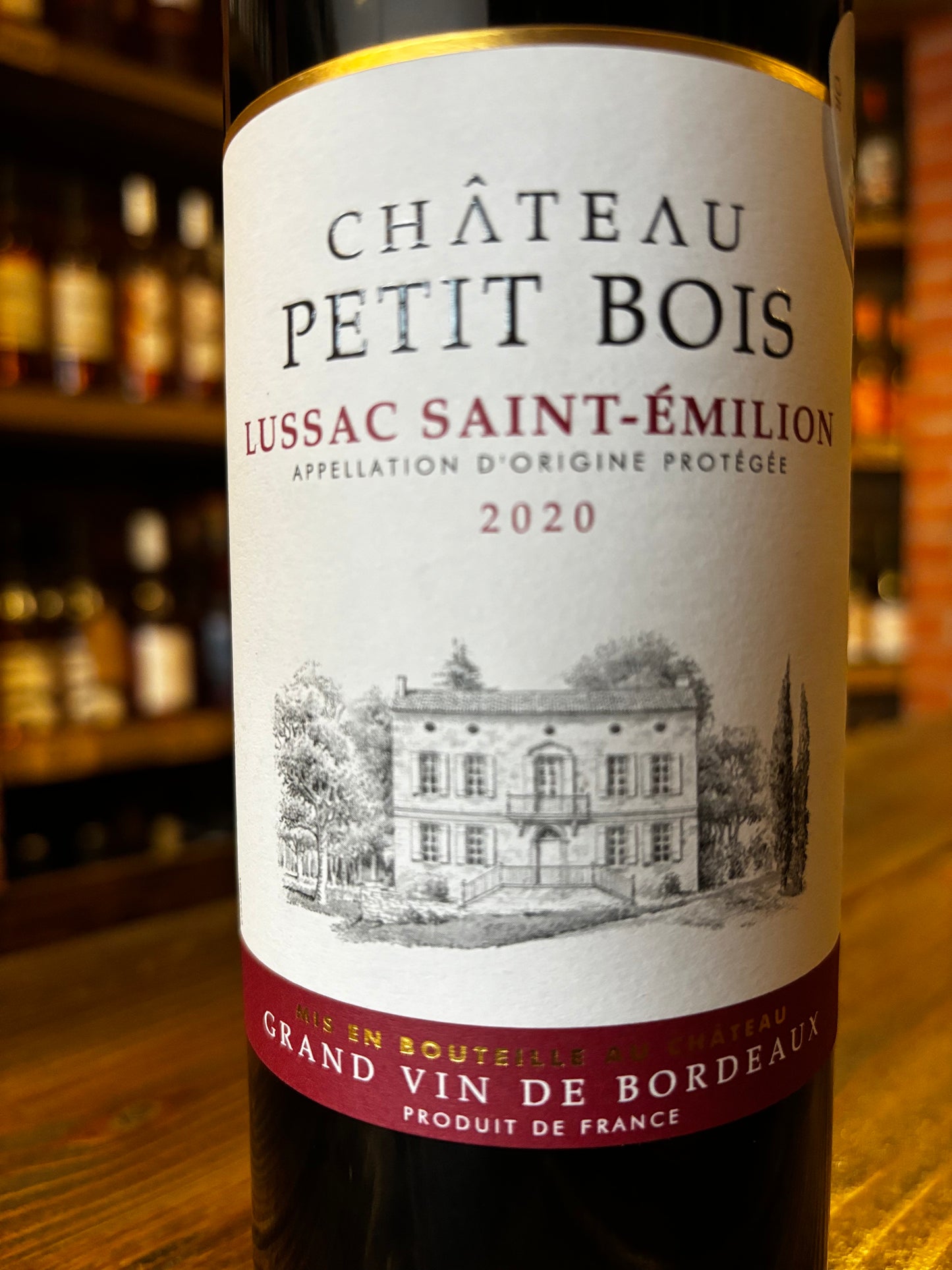 CHATEAU PETIT BOIS LUSSAC SAINT-EMILLION 2020