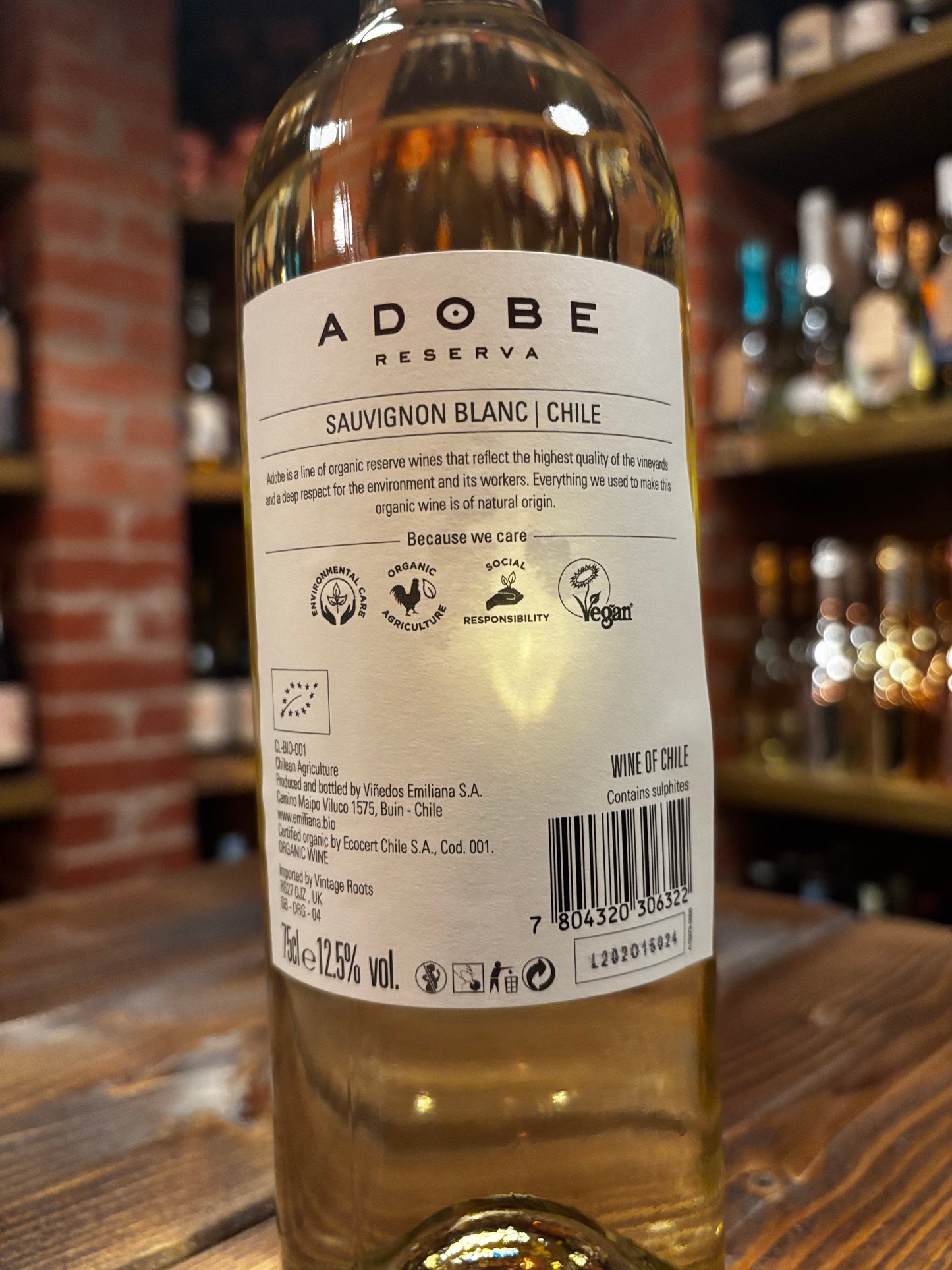 ADOBE RESERVA SAUVIGNON BLANC EMILIANA