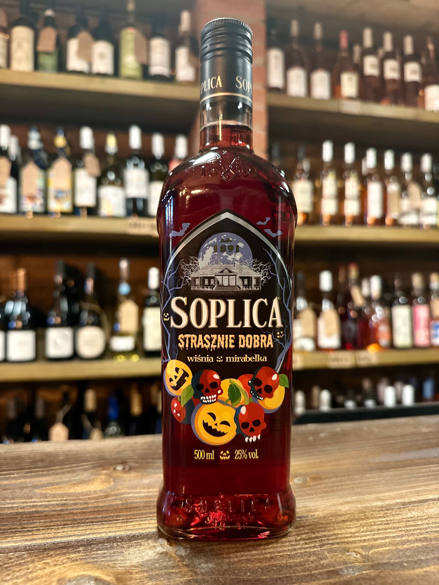 SOPLICA LIMITED EDITION CHERRY - MIRABELLE LIQUEUR 25% vol. 500 ml.