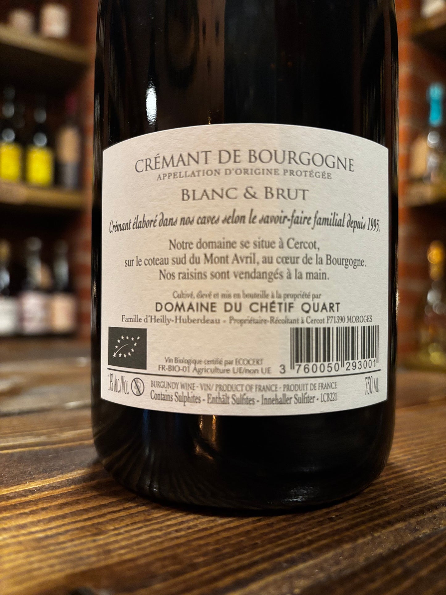 DOMAINE du CHETIF QUART CREMANT de BOURGOGNE