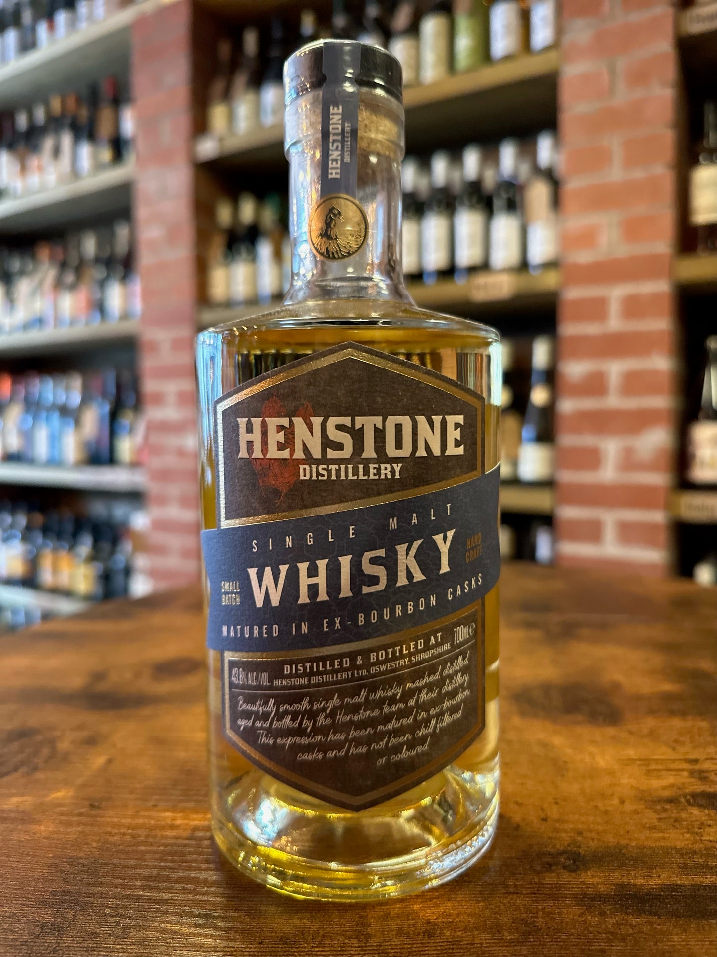 HENSTONE SINGLE MALT WHISKY MATURED IN EX-BOURBON CASKS 700 ml